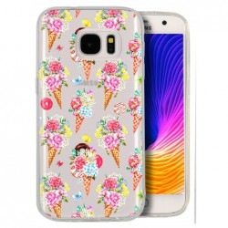 Coque multi cones fleuris...