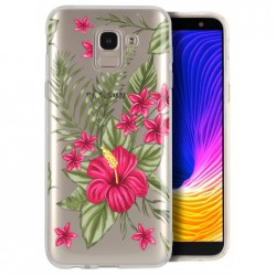 Coque fleur vr pour Samsung J6