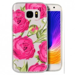 Coque rose vr pour Samsung S7