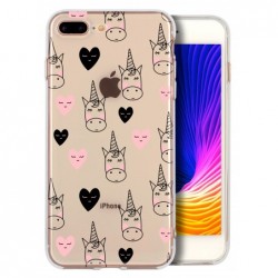 Coque multi licornes coeur...