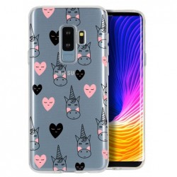 Coque multi licornes coeur...