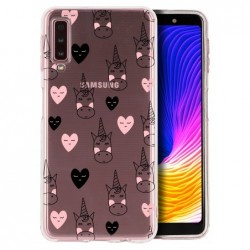 Coque multi licornes coeur...