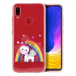 Coque licorne arc en ciel...