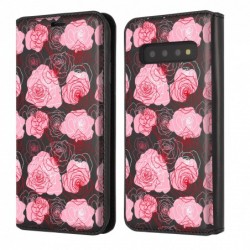 Etui à clapet rose...