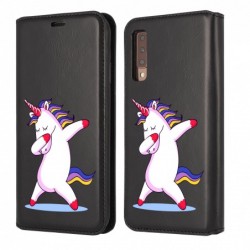 Etui à clapet licorne dab...