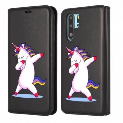 Etui à clapet licorne dab...