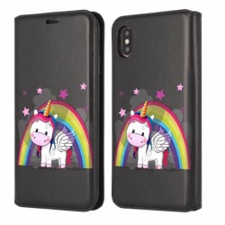 Etui à clapet licorne arc...