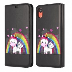 Etui à clapet licorne arc...