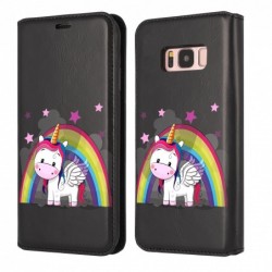 Etui à clapet licorne arc...