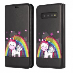 Etui à clapet licorne arc...