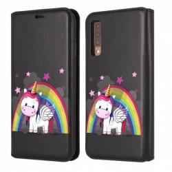 Etui à clapet licorne arc...