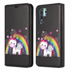 Etui à clapet licorne arc...