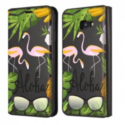 Etui à clapet flamant aloha...