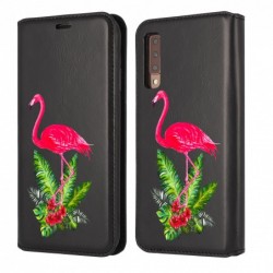 Etui à clapet flamant rose...