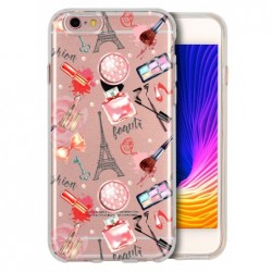 Coque talon fleuri pour...