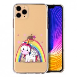 Coque licorne arc en ciel...