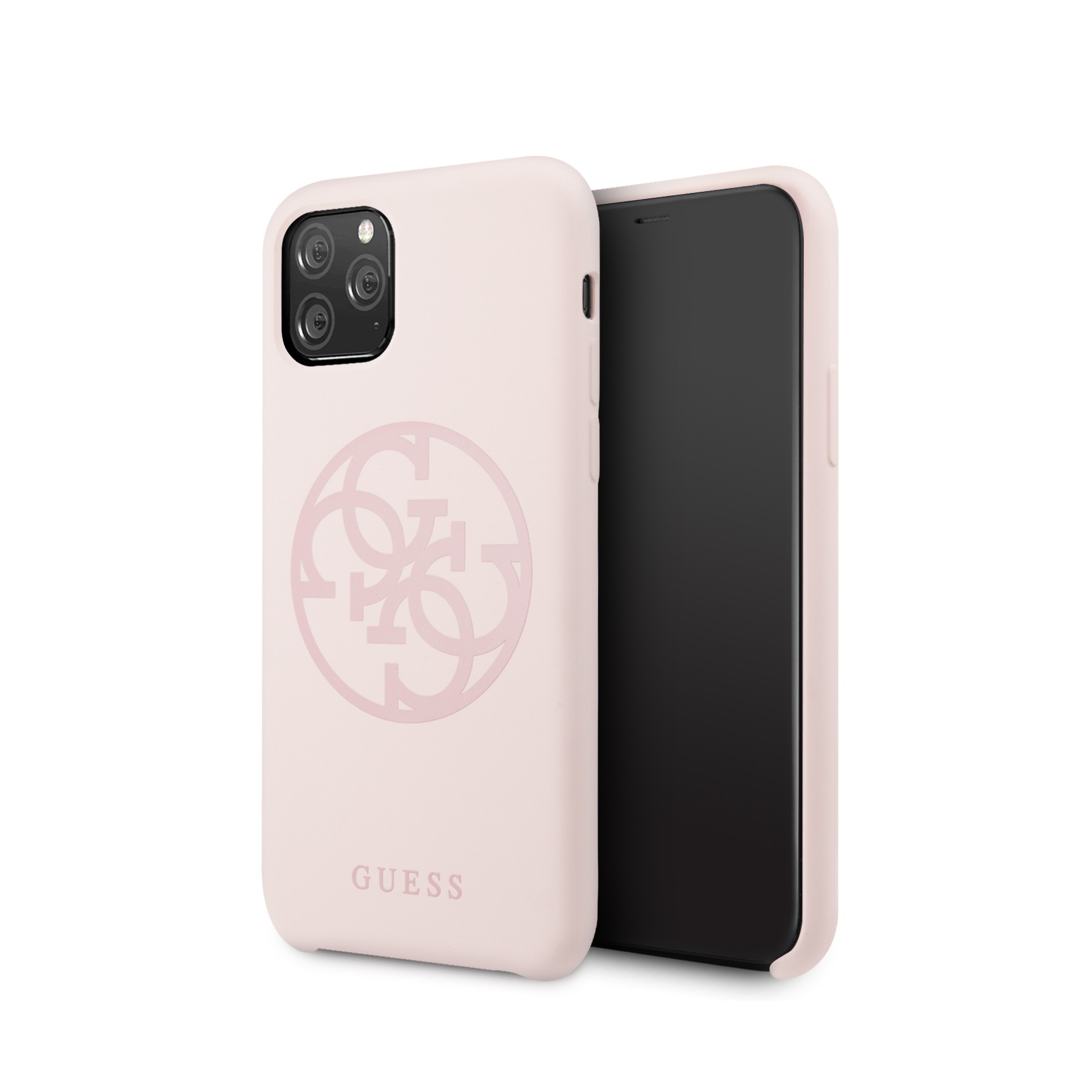 Coque Guess silicone rose pour apple iphone 11 pro