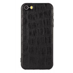 Coque croco noir pour Apple Iphone 5S Iphone SE