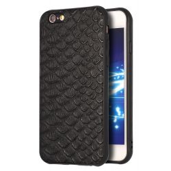 Coque croco noir pour Apple Iphone 6 Iphone 6S