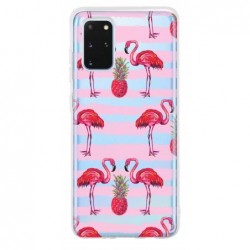 Coque flamants traits roses...