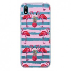 Coque flamants traits roses...