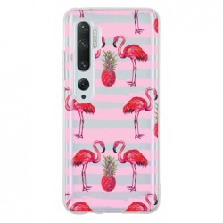 Coque flamants traits roses...