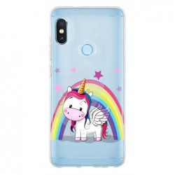 Coque licorne arc en ciel...