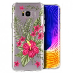 Coque fleur vr pour Samsung S8