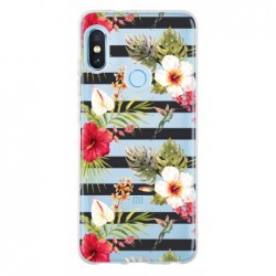 Coque multi roses blanches...