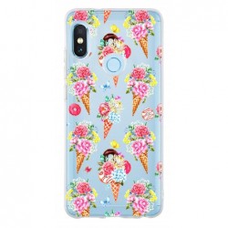 Coque multi cones fleuris...