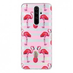 Coque flamants traits roses...