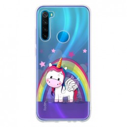 Coque licorne arc en ciel...