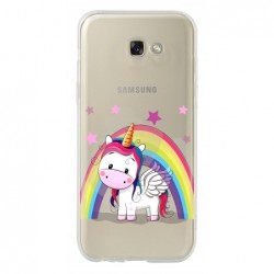 Coque licorne arc en ciel...