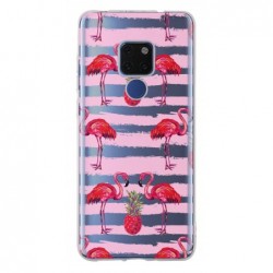 Coque flamants traits roses...