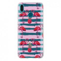 Coque flamants traits roses...