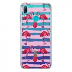 Coque flamants traits roses...