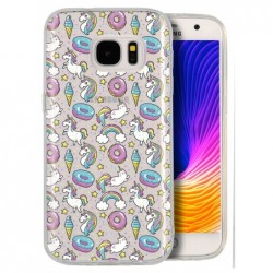 Coque licorne chat donuts...