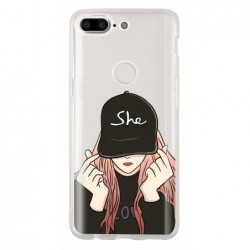 Coque girl casquette...