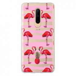 Coque flamants traits roses...