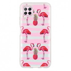 Coque flamants traits roses...