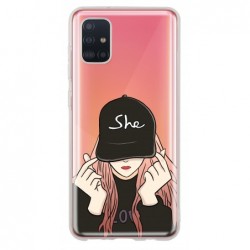 Coque girl casquette...