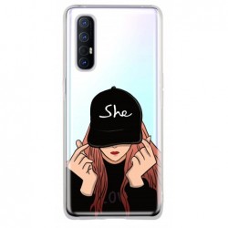 Coque girl casquette...