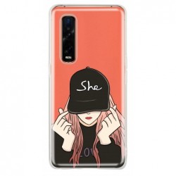 Coque girl casquette...