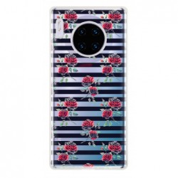 Coque roses traits noirs...