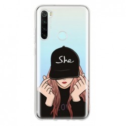 Coque girl casquette...