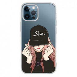 Coque girl casquette...