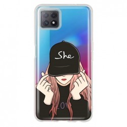 Coque girl casquette...