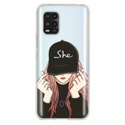 Coque girl casquette...