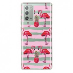 Coque flamants traits roses...