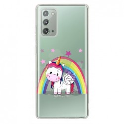 Coque licorne arc en ciel...